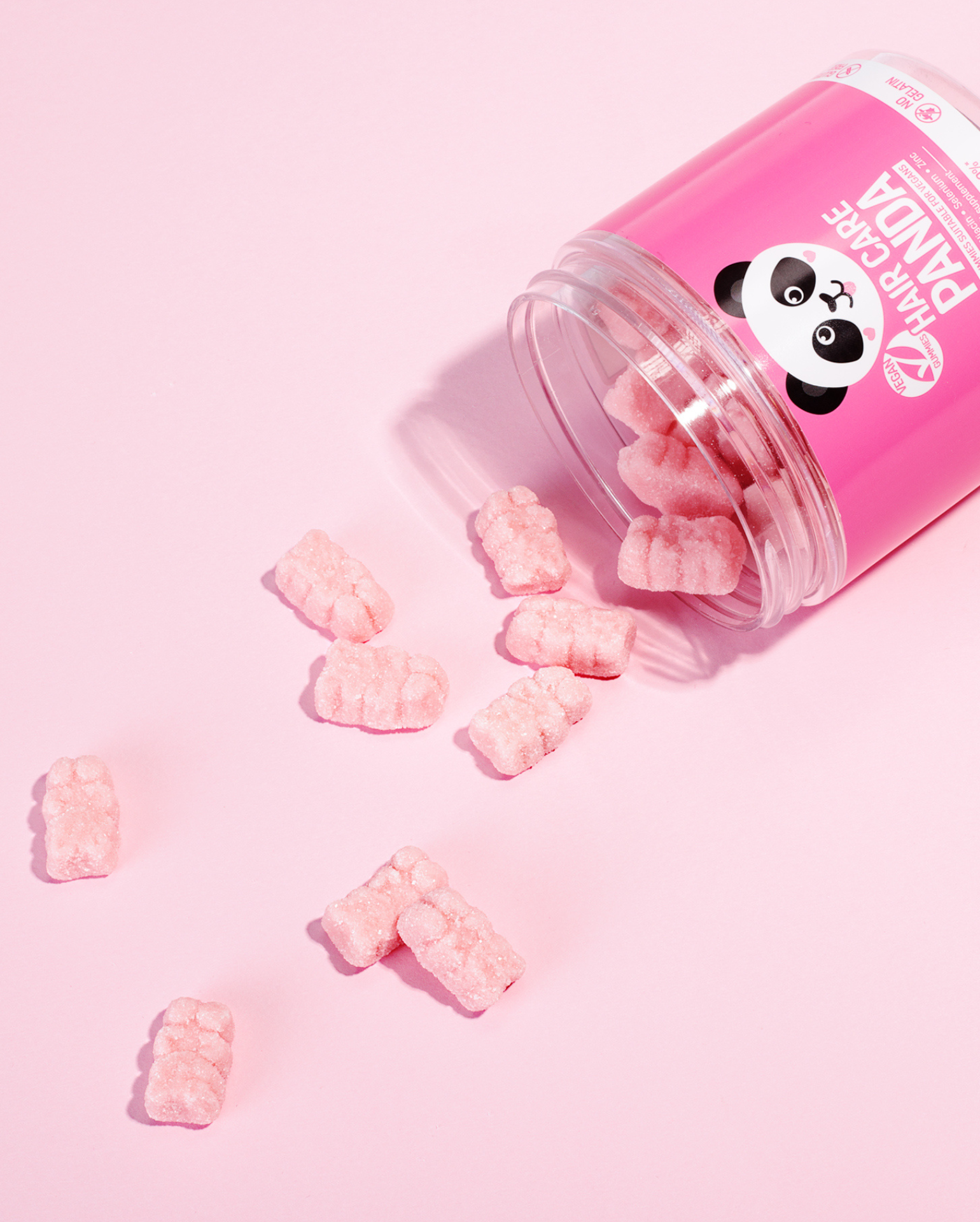 2 x Haarverzorging Panda Vegan Gummies
