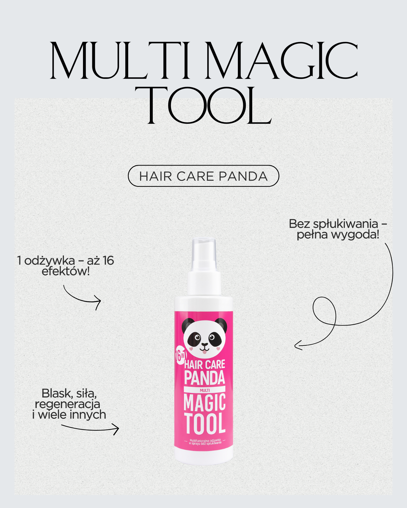 Haarverzorging Panda Magische Haarset