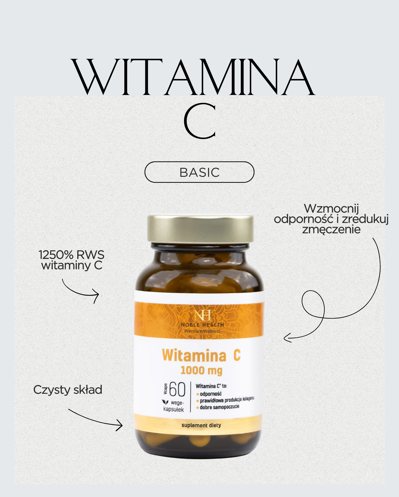 Vitamine C en Vitamine D3 in capsules