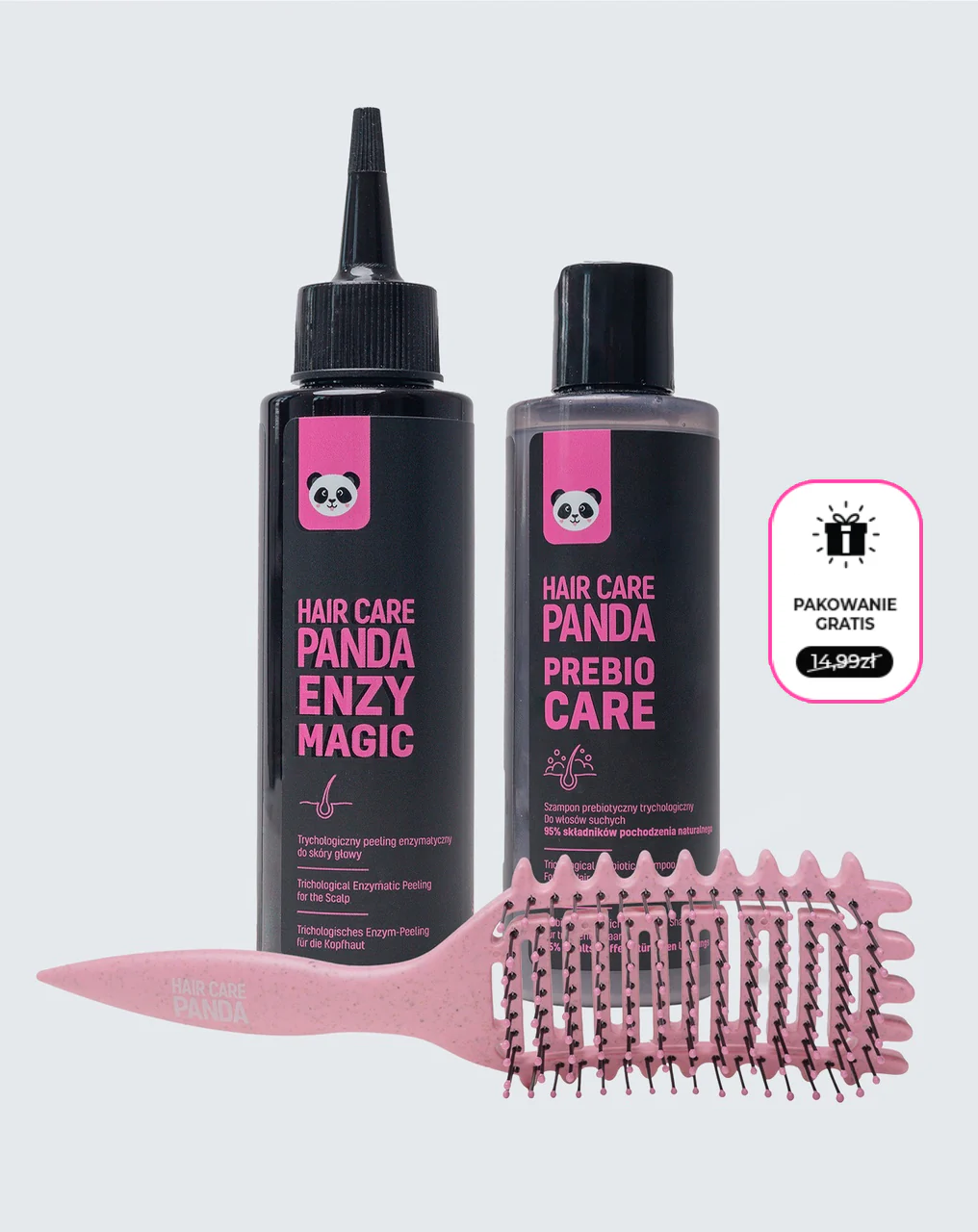 Panda hoofdhuid spa-set