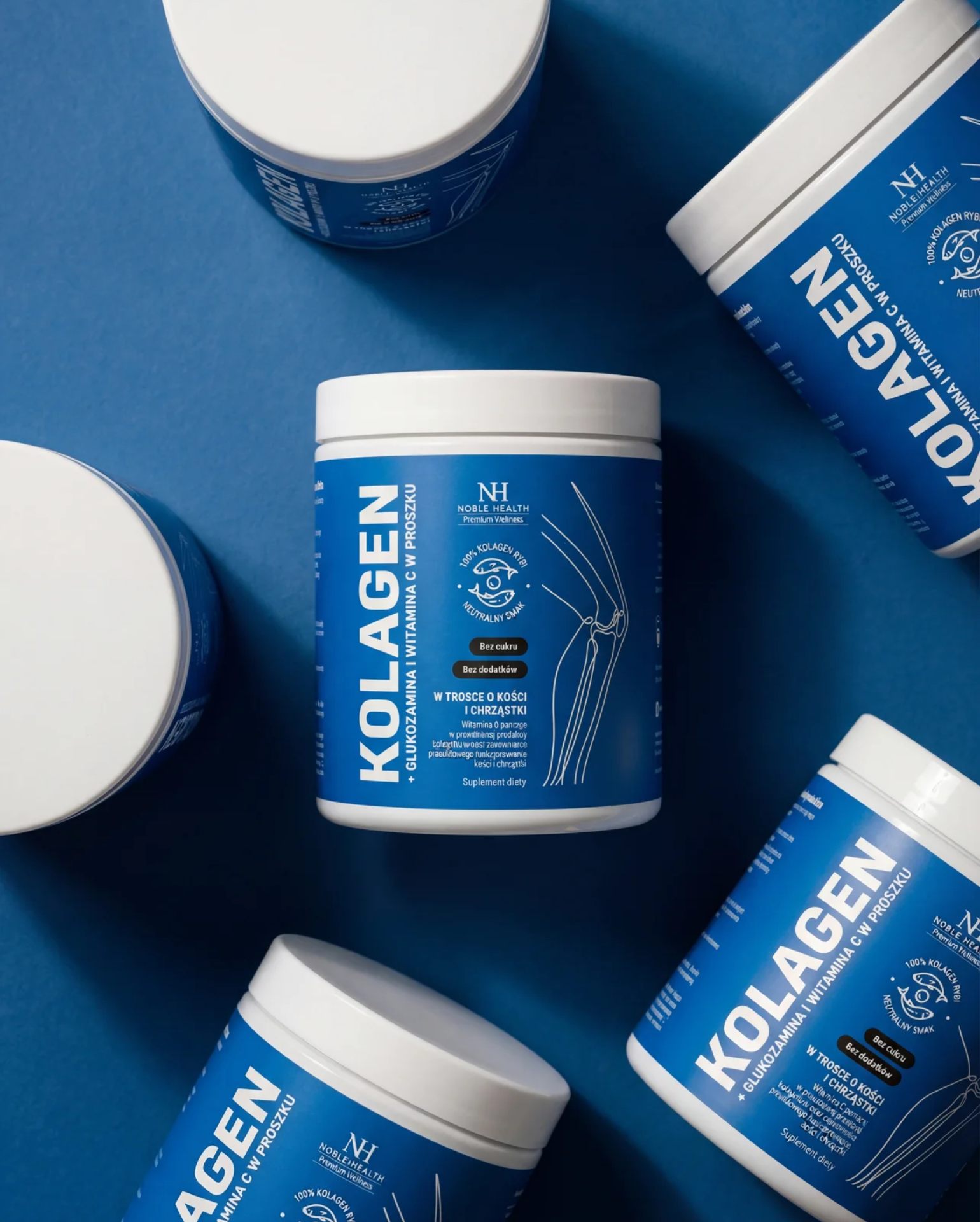Collageen + glucosamine en vitamine C poeder